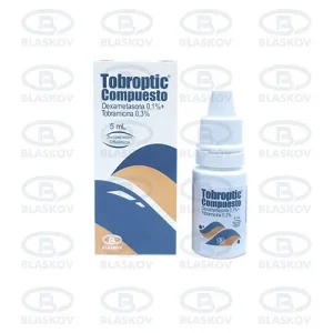 TOBROPTIC® Compuesto - Tobramicina  3mg/mL + Dexametasona 1mg/mL